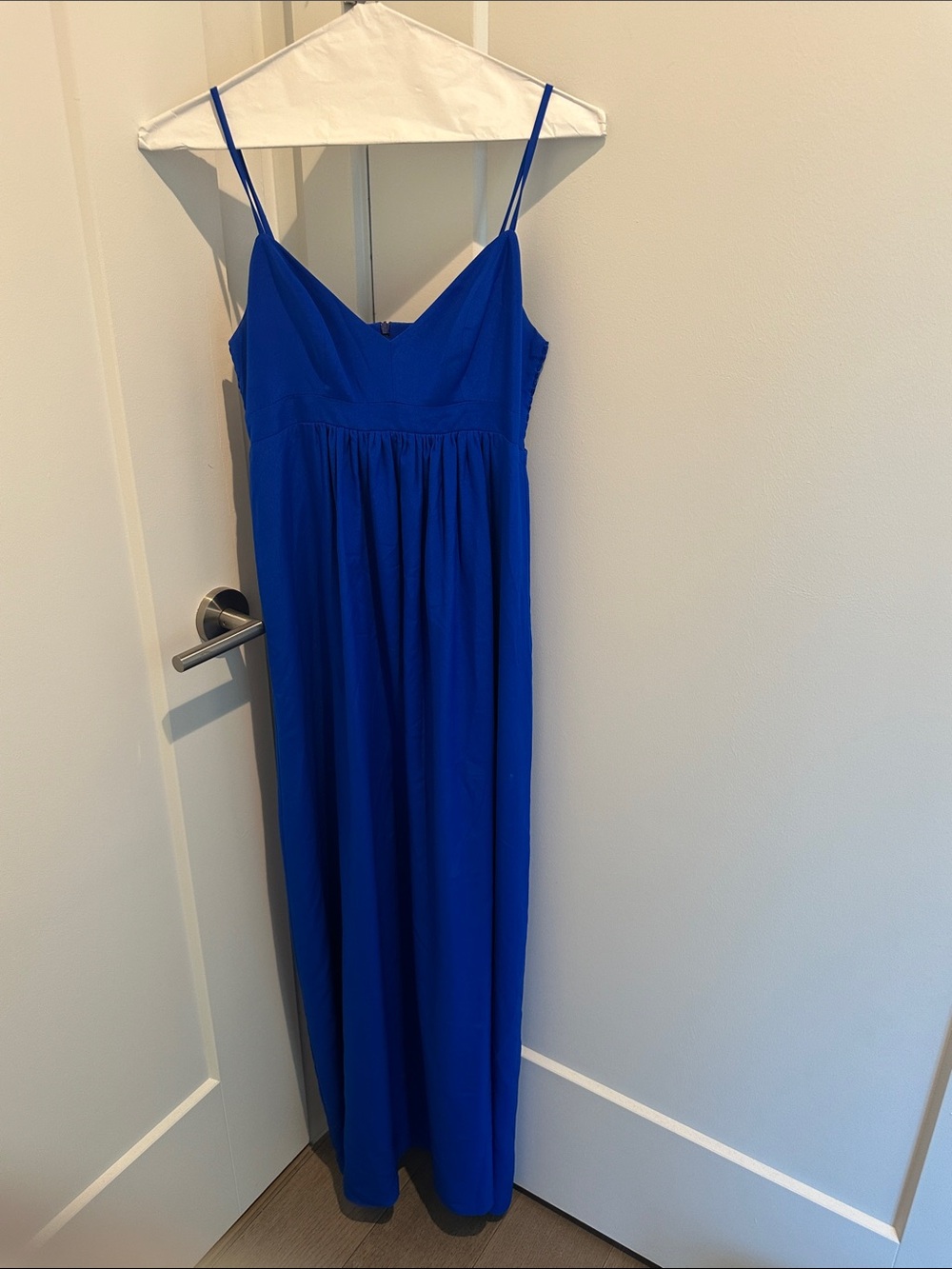 Amanda Uprichard Royal Blue Maxi Dress P